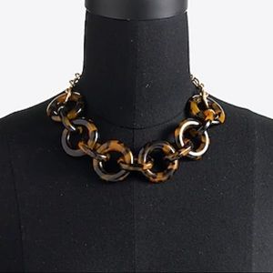 J Crew Tortoise Link Necklace